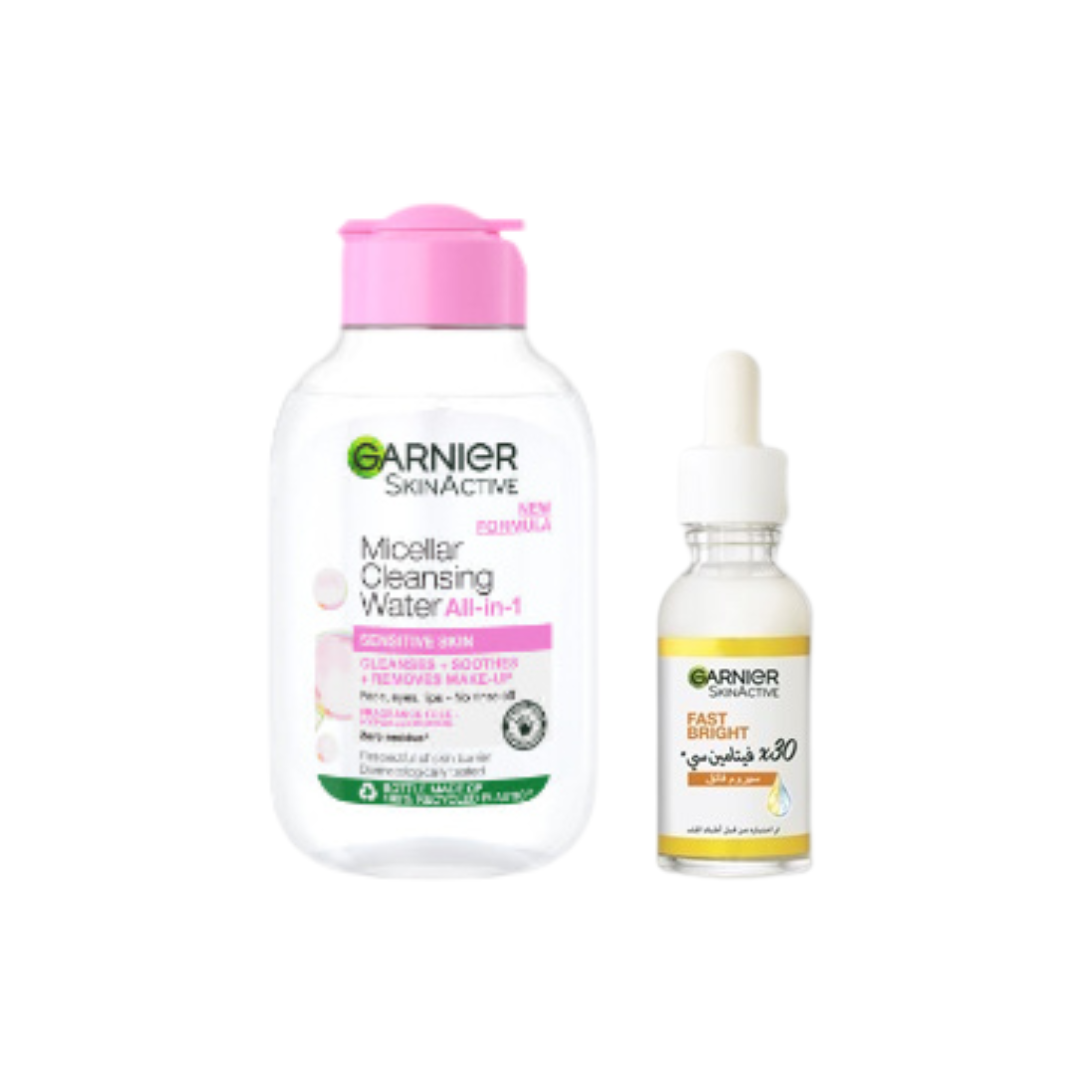 Micellar Water 100 ML + Fast Bright Day Serum 15 ML At 15% OFF