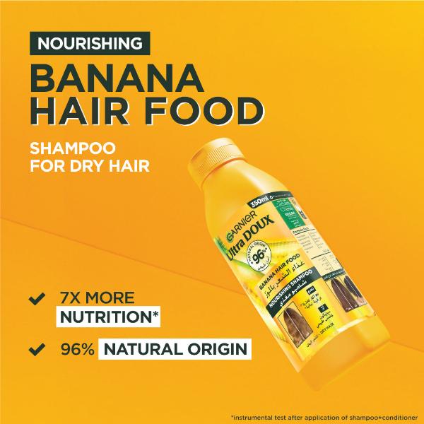 Garnier - Ultra Doux Hair Food Banana Shampoo