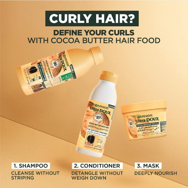 Garnier - Ultra Doux Hair Food Cocoa Butter Shampoo