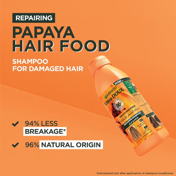 Garnier - Ultra Doux Hair Food Papaya & Amla Shampoo