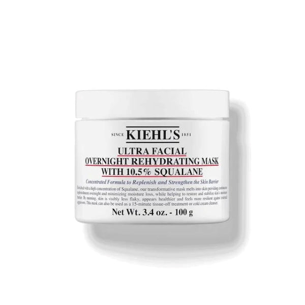 Kiehl's Ultra Facial Overnight Rehydrating Mask with 10.5% Squalane- 100 G