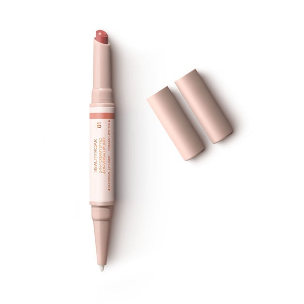 Kiko Milano Beauty Roar 2-In-1 Creamy Stylo And Universal Lip Liner - 01 Ethereal Beige