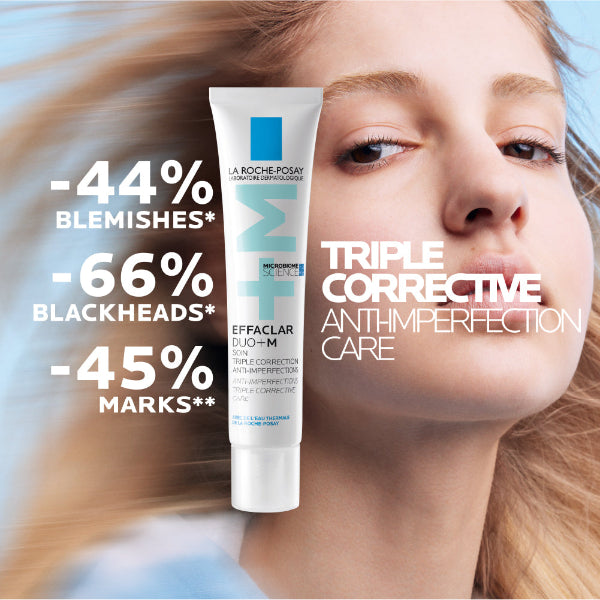 La Roche-Posay Effaclar Duo+M Acne Treatment Cream for Oily and Acne Prone Skin