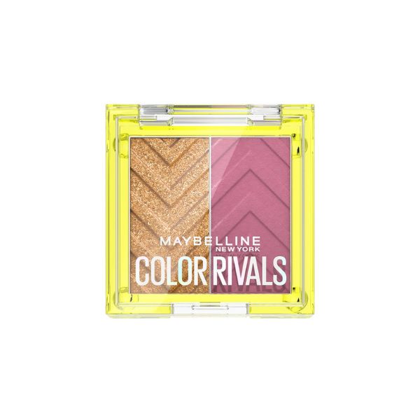 Maybelline New York - Color Rivals Waterproof Eyeshadow Palette Duo - Assertive X Coy
