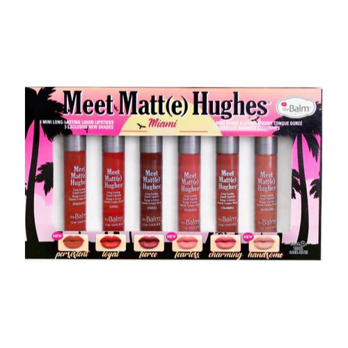 The Balm - Meet Matt(e) Hughes 6-pc Mini Kit - Miami