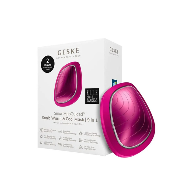 Geske Sonic Warm & Cool Mask | 9 in 1- Magenta
