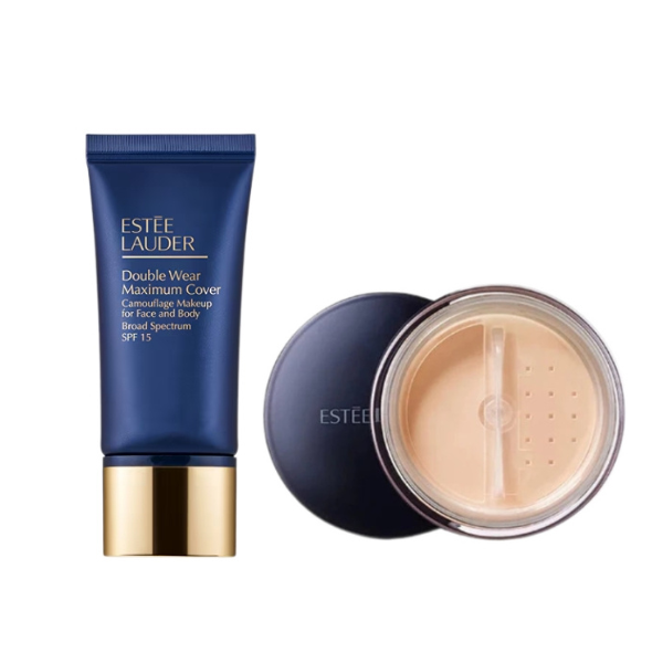 Double Wear Maximum Cover Camouflage + Double Wear Loose Powder At 20% OFF