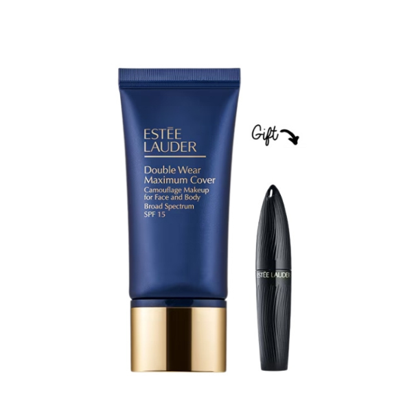 Double Wear Maximum Cover Camouflage + FREE Turbo Lash Mascara