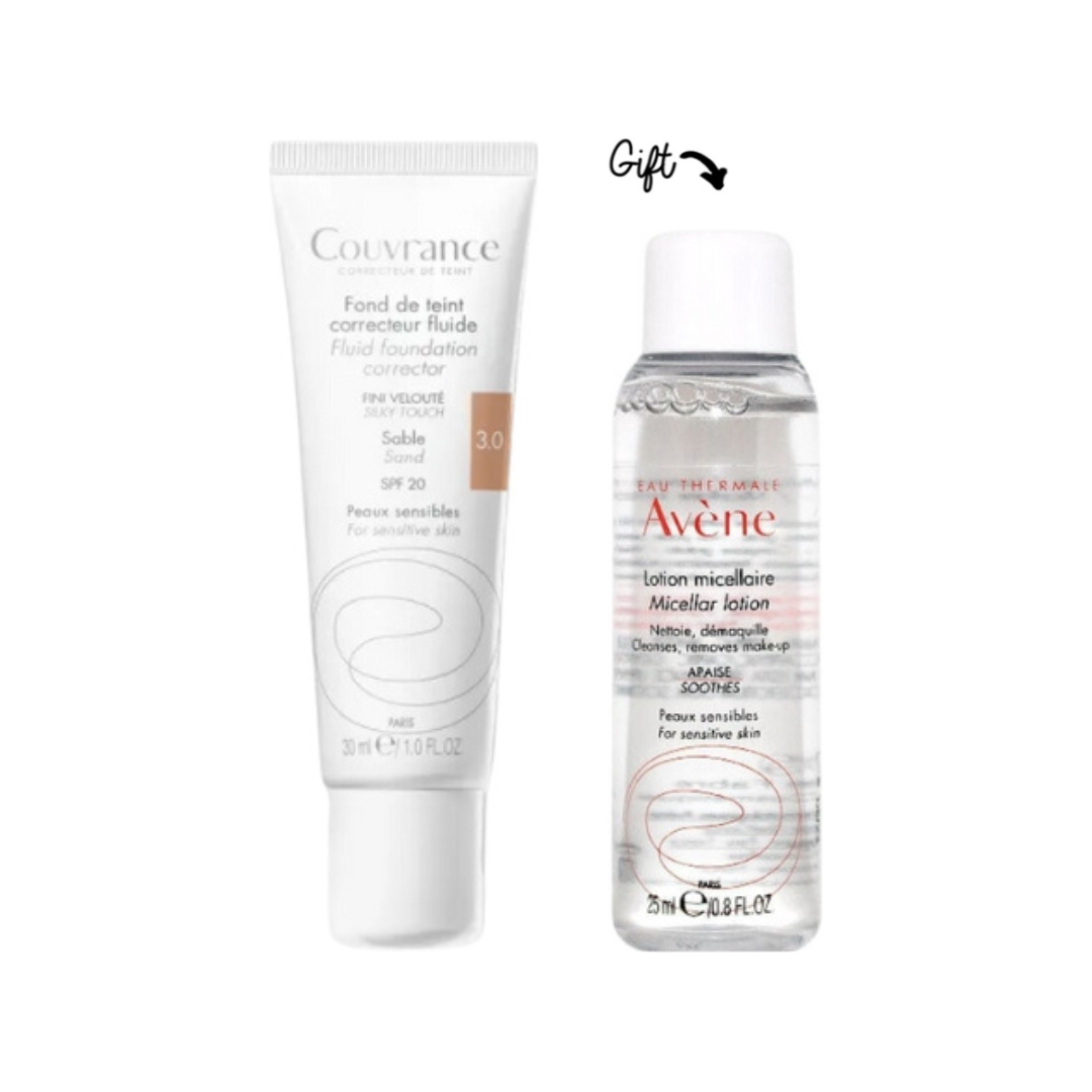 Fluid Corrective Foundation Coverage + Micellar Lotion 25ML