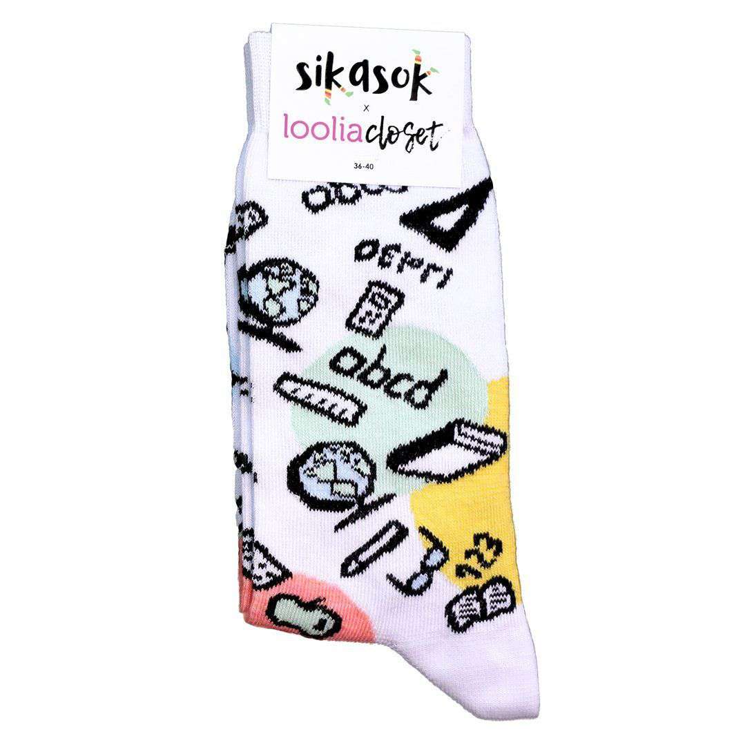 Back To School Socks Long Socks Sikasok 36-40