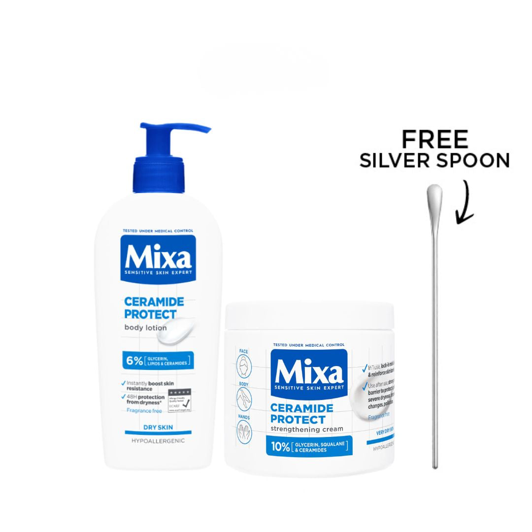 Body Care Bundle – Lotion 200ml + Cream in a Jar 400ml + Free Spoon