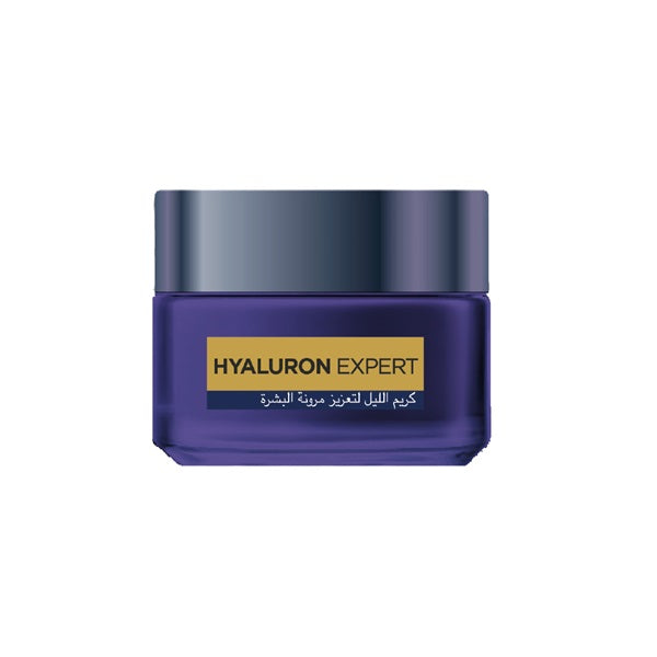 L'Oréal Paris Hyaluron Expert Moisturiser and Plumping Anti-Aging Night Cream with Hyaluronic Acid | Loolia Closet