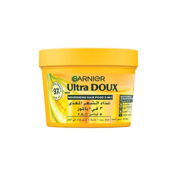 Garnier Ultra Doux Vegan Hair Food Banana & Shea butter 3-in-1 Treatment Mask | Loolia Closet