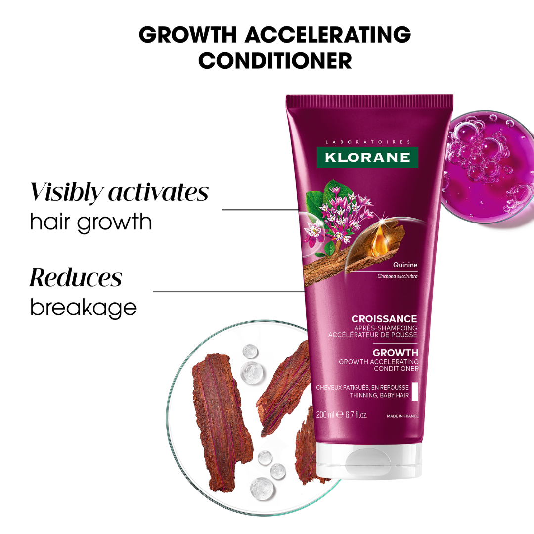 Quinine Growth Accelerating Conditioner + FREE Pink Hair Massager At 35% OFF