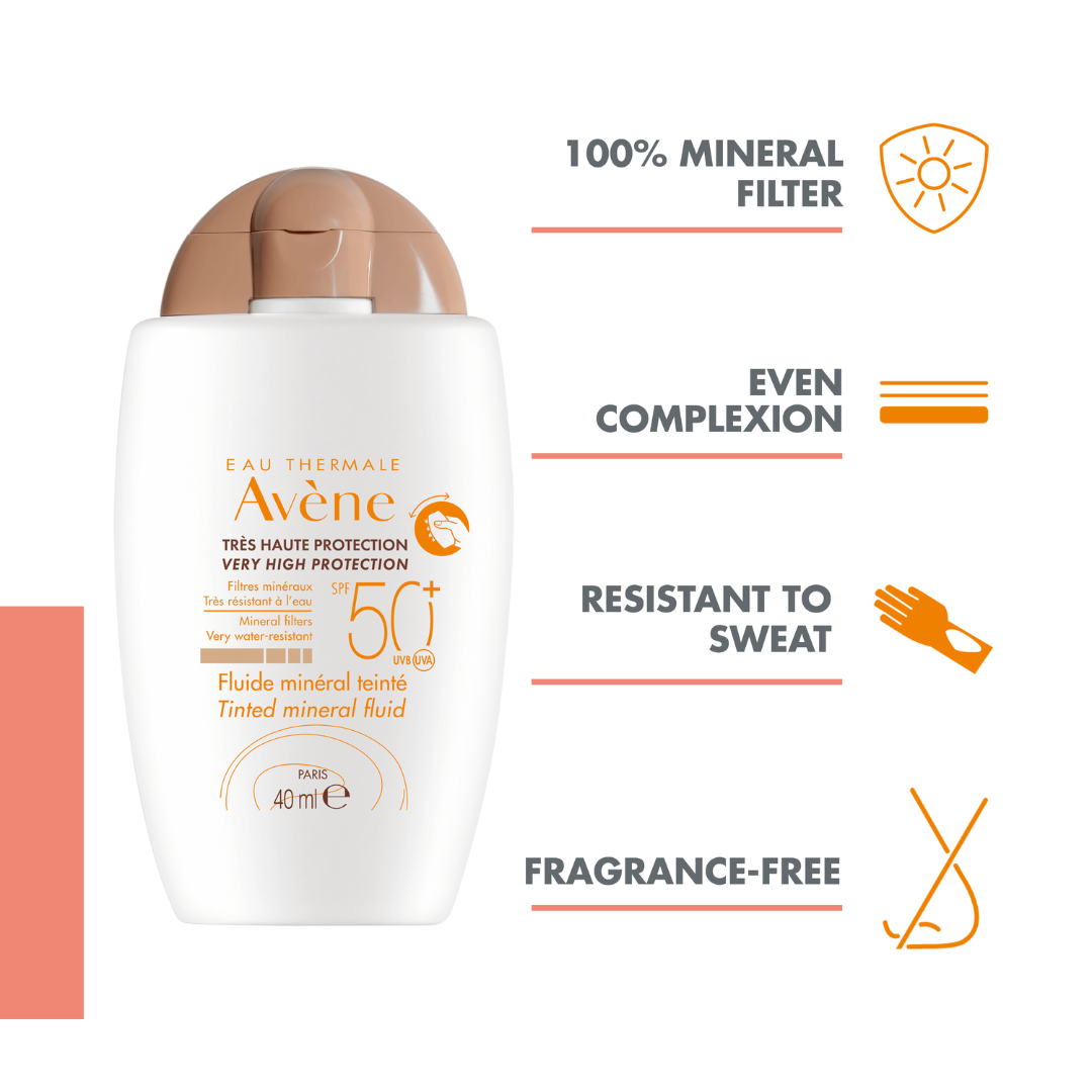 Mineral Sunscreen Fluid Tinted SPF 50+