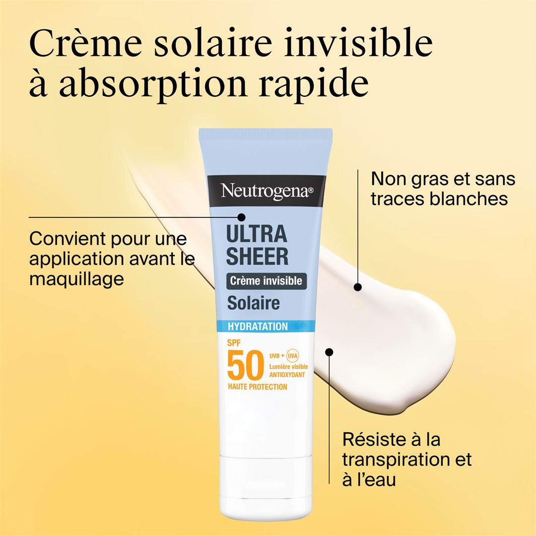 Ultra Sheer Hydration Invisible Cream Sunscreen SPF50