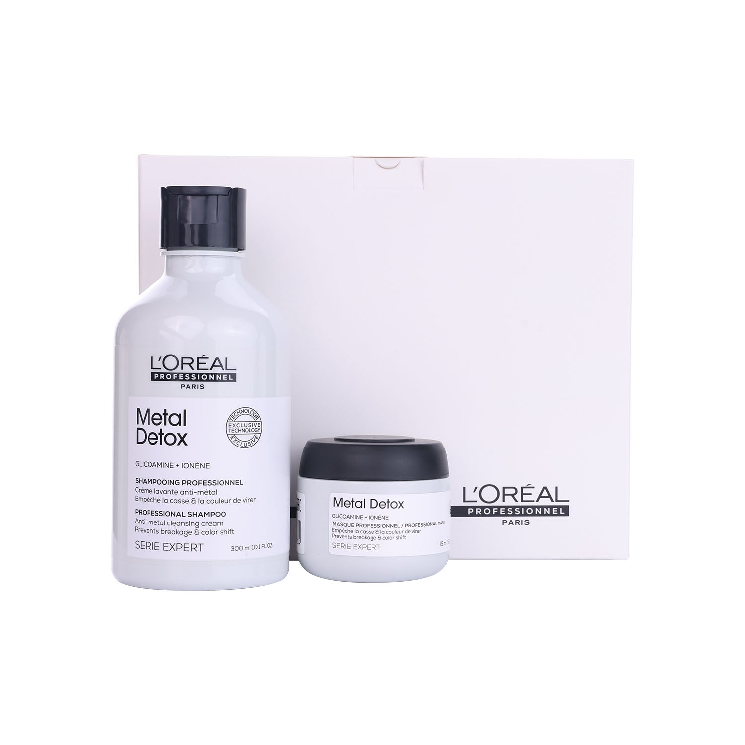Metal Detox Shampoo and Travel Size Mask Copack