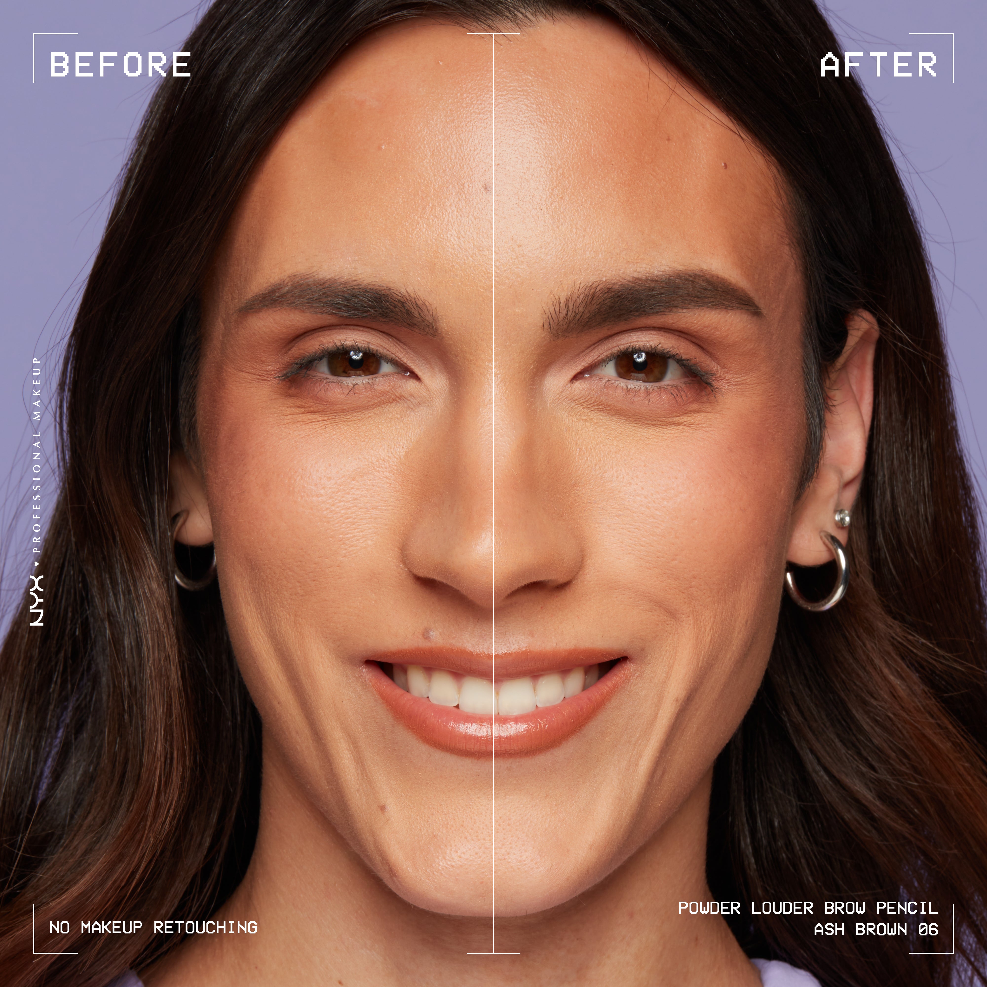 Powder Louder, Brow Pencil, 12Hr Wear, Buildable Micro-Fibers