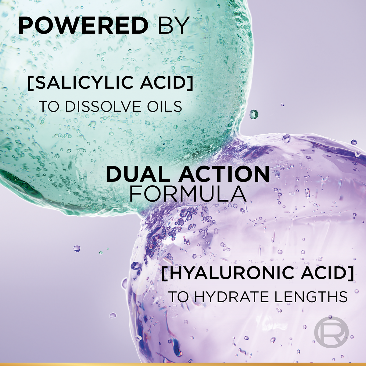 Elvive Hyaluron Pure Purifying Shampoo for Oily Roots And Dehydrated Lengths