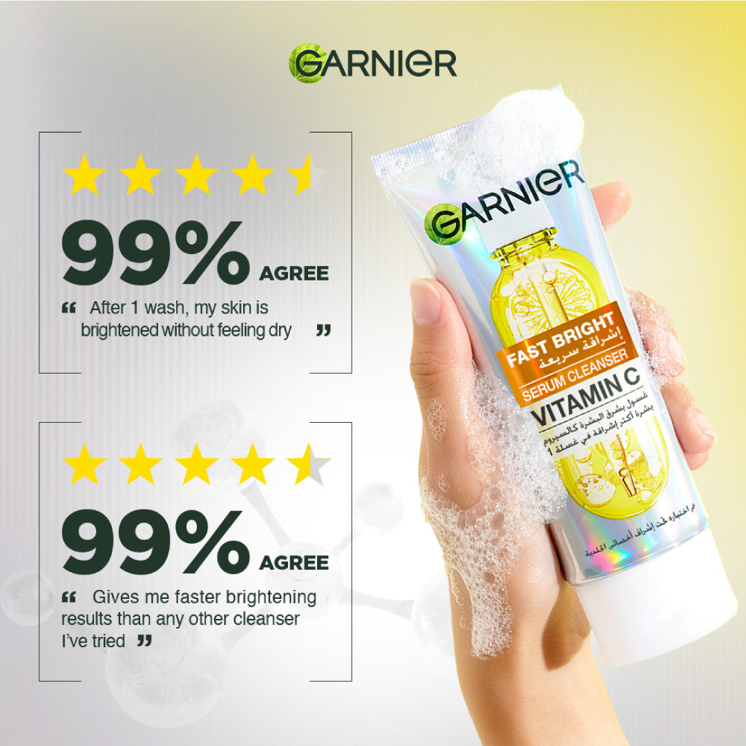 Fast Bright Serum Cleanser Dual Action Foam Cleanser