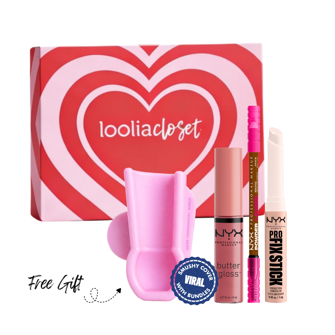 Butter Gloss + Powder Louder, Brow Pencil + Pro Fix Stick Correcting Concealer + FREE Smushy Holder + FREE Gift Box