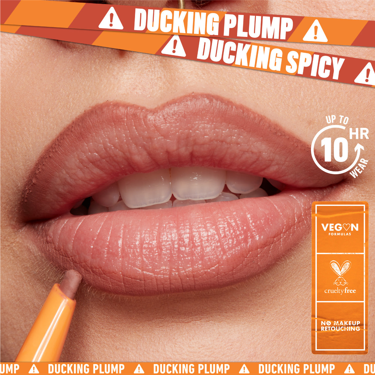 Duck Plump Plumping Lip Liner, Up To 10 HR Wear, Matte Finish,