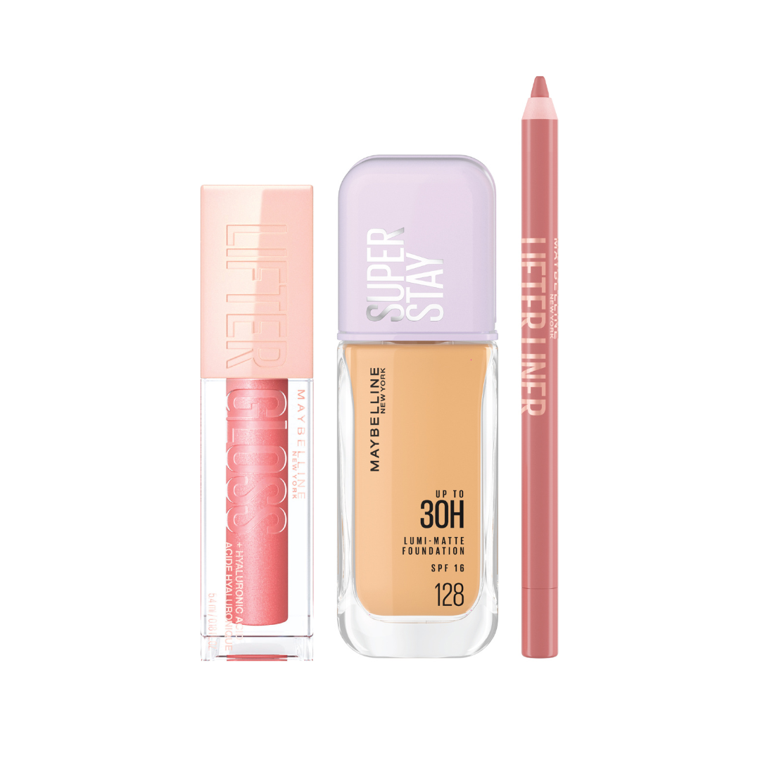 Lifter lip gloss + Super stay Foundation + Lifter Lip liner At 15% OFF