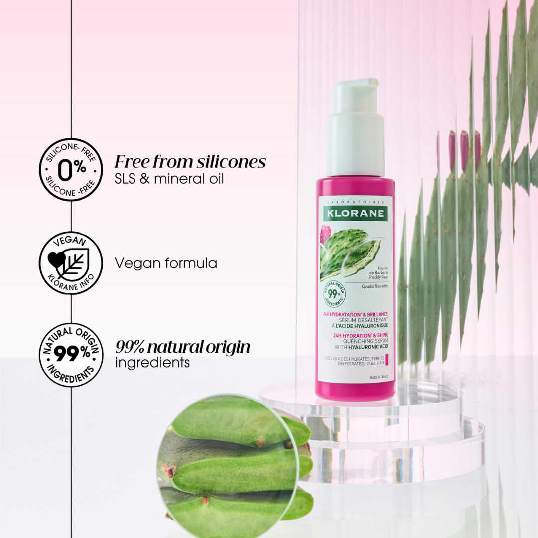 Thirst-quenching Serum + FREE Pink Hair Massager At 35% OFF
