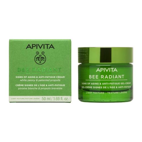 Apivita Bee Radiant  - Signs of Aging & Anti-Fatigue Gel Cream - Light Texture | Loolia Closet