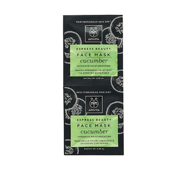 Apivita - Express Beauty Face Mask - Cucumber 2x8 ML