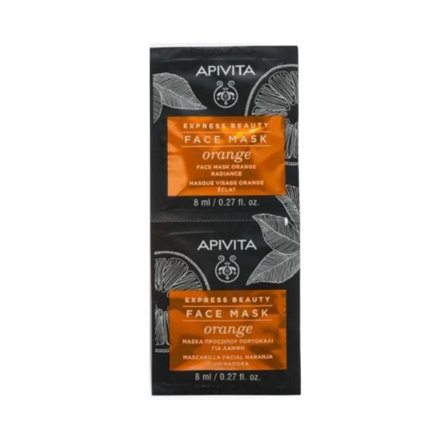 Apivita - Express Beauty Face Mask - Orange 2x8 ML