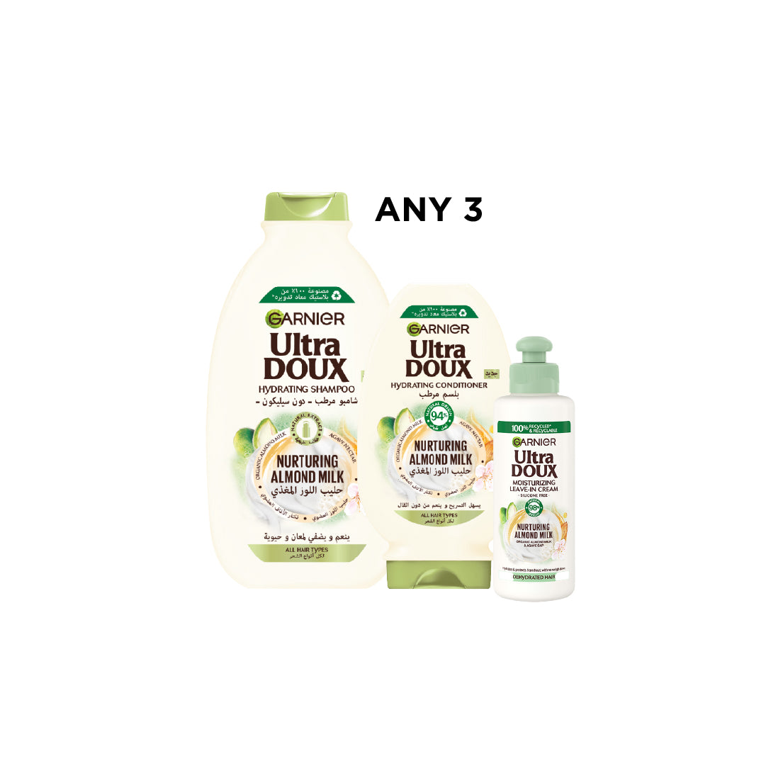 Any Ultra Doux Shampoo + Conditioner + Leave In At 20% OFF