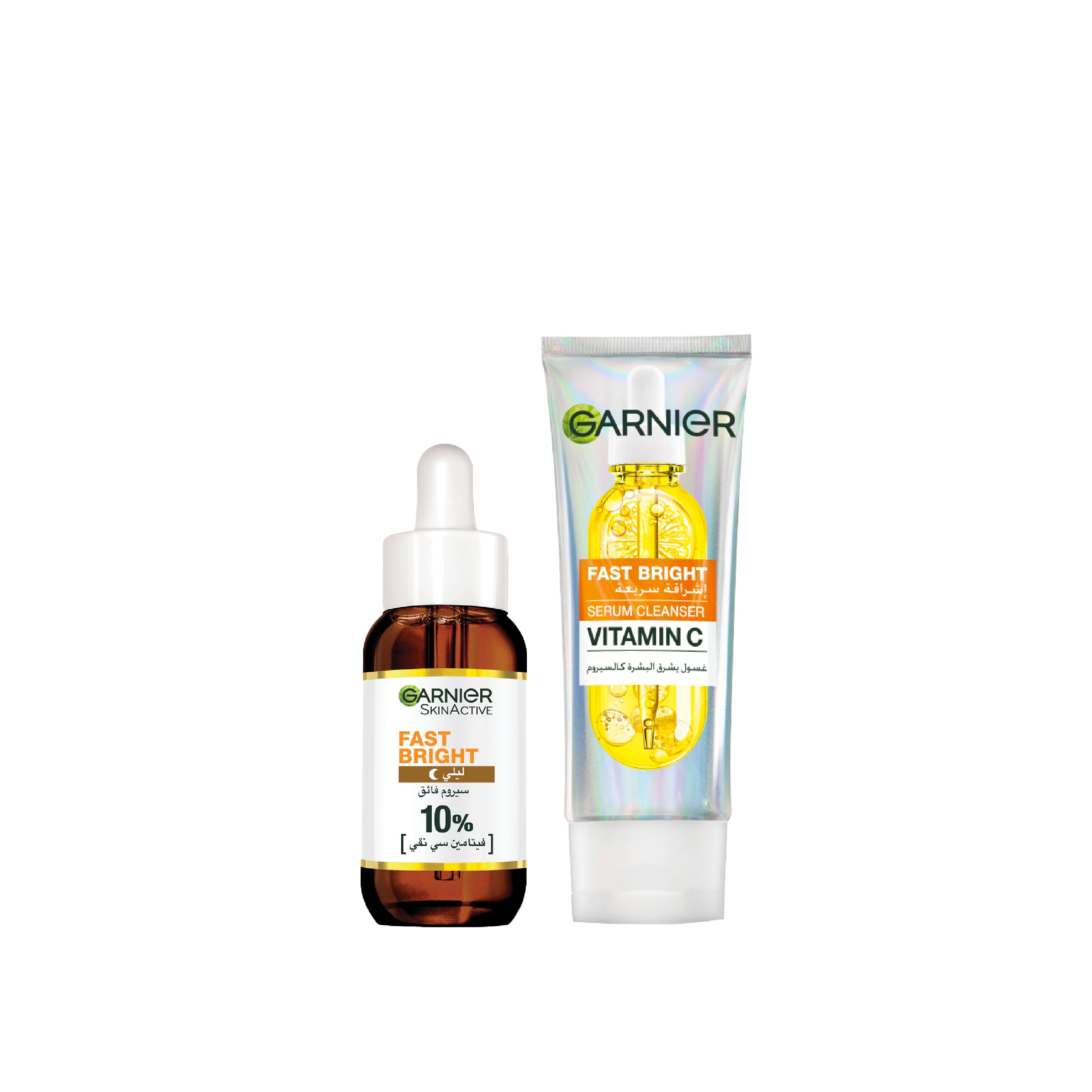 Overnight Serum + Fast Bright Serum Cleanser At 15% OFF