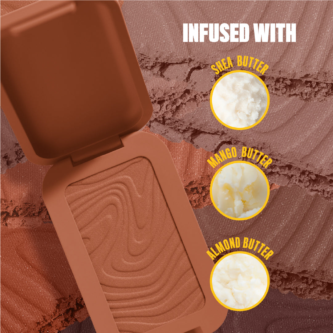 Buttermelt Bronzer, Powder Bronzer, 12 HR Wear, Fade Resistant & Transfer Resistant