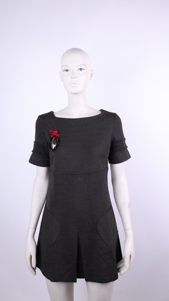 BADOO Badoo dark grey short dress | Loolia Closet