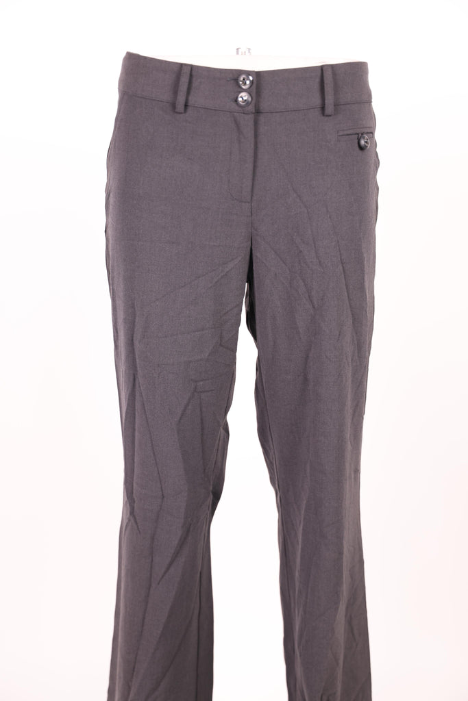 BADOO Badoo classic grey trouser with flared legs | Loolia Closet