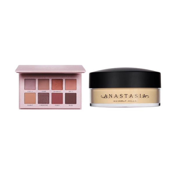Banana Loose Setting Powder + Glam To Go Mini Palette At 30% OFF