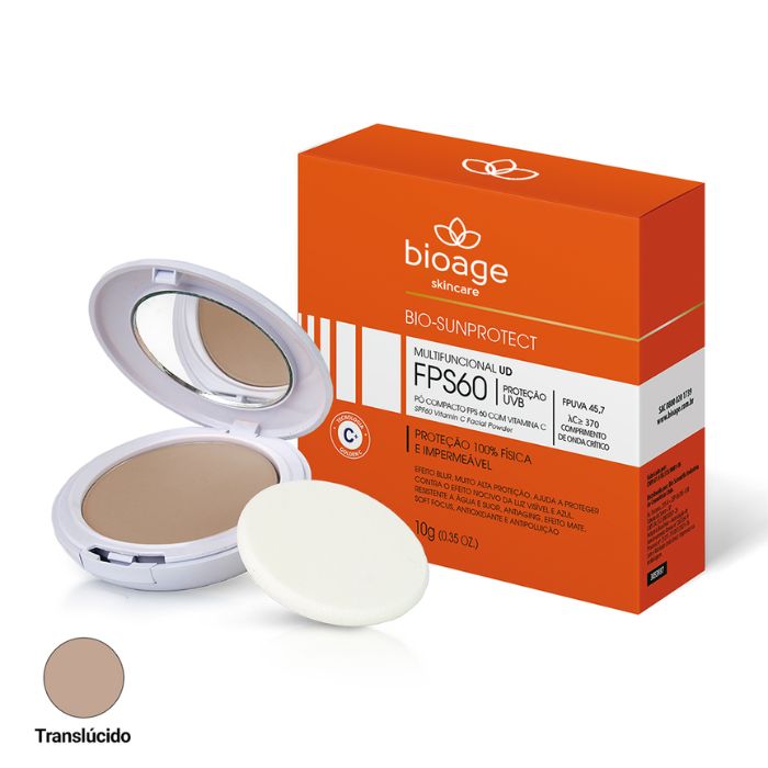 Bioage Bio-Sunprotect SPF 60 Compact Vitamin C | Loolia Closet