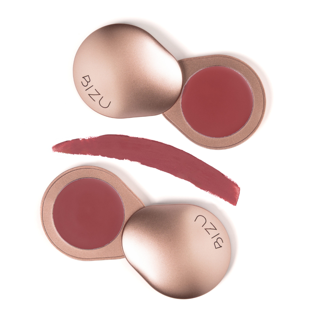 Bizu silky matte blush creamy lightweight long lasting blush burgundy