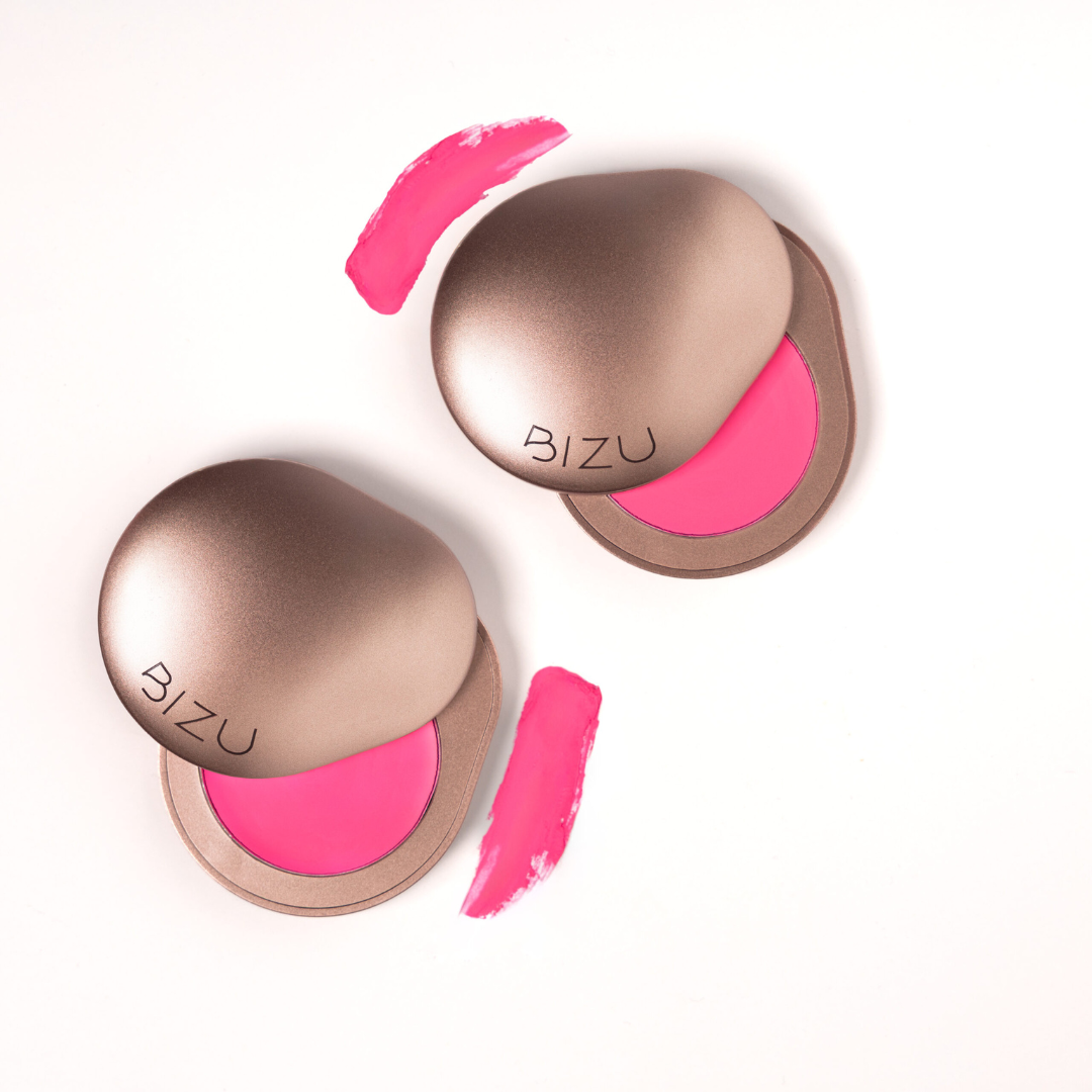 Bizu silky matte blush creamy lightweight long lasting blush coral burgundy pink shades