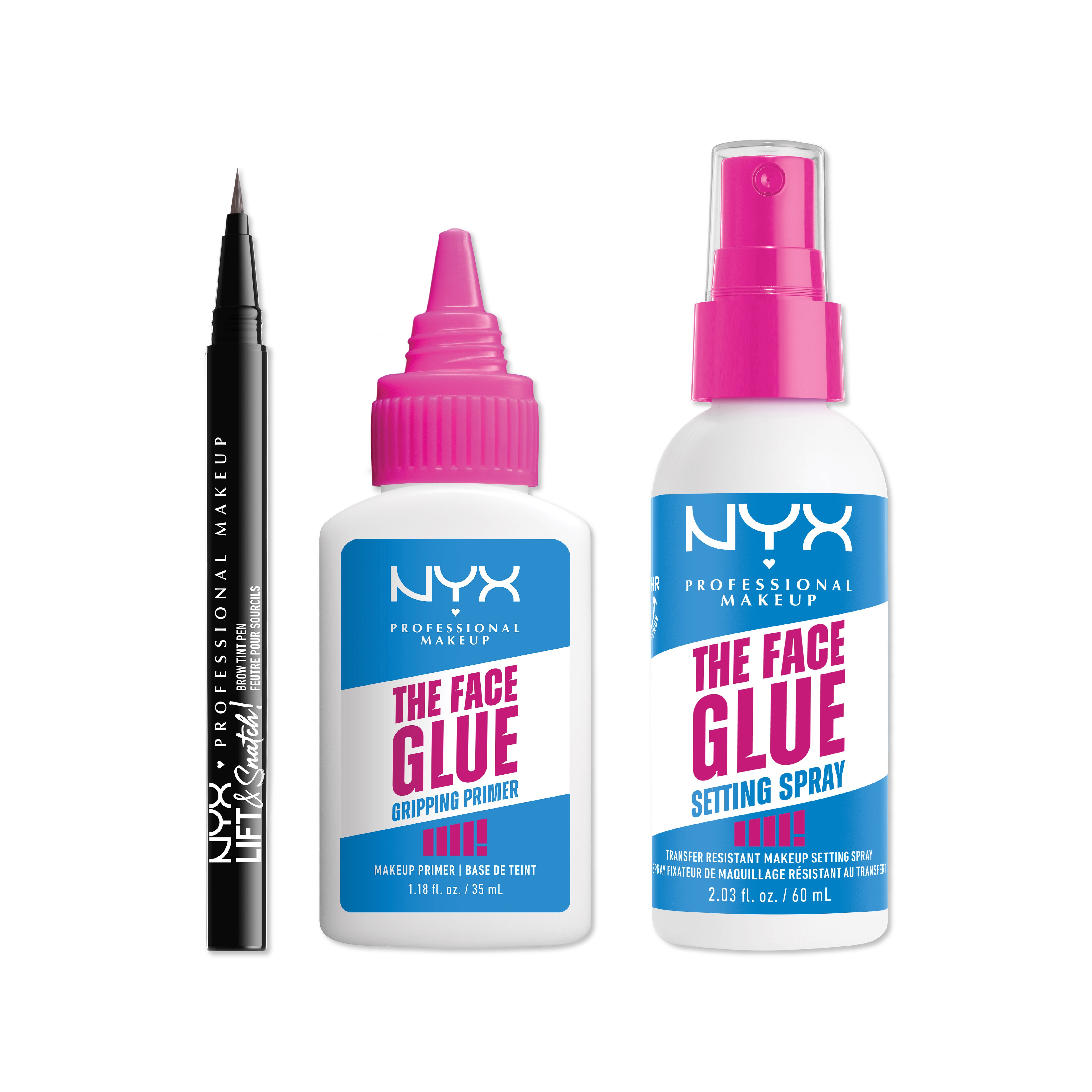 Lift & Snatch! Brow Tint Pen + The Face Glue Primer + Setting Spray At 25% OFF