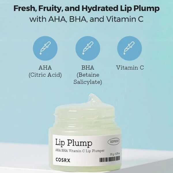 COSRX Lip Plump - Refresh AHA BHA Vitamin C Lip Plumper