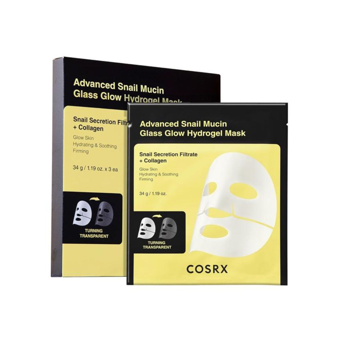 COSRX Snail Mucin Glass Glow Hydrogel Mask
