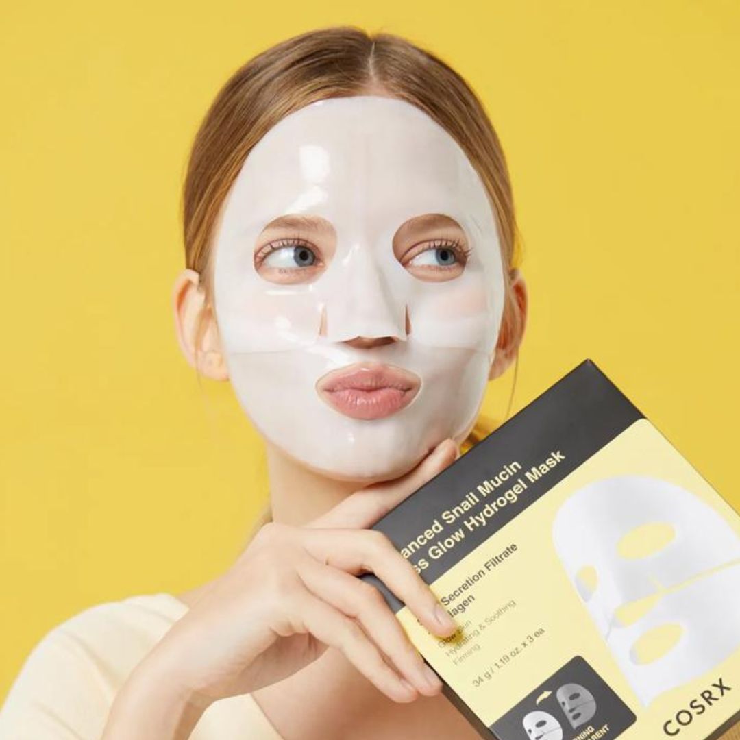 COSRX Snail Mucin Glass Glow Hydrogel Mask