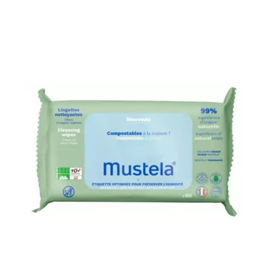 Compostable Cleaning Wipes With Fragrance 60 Wipes