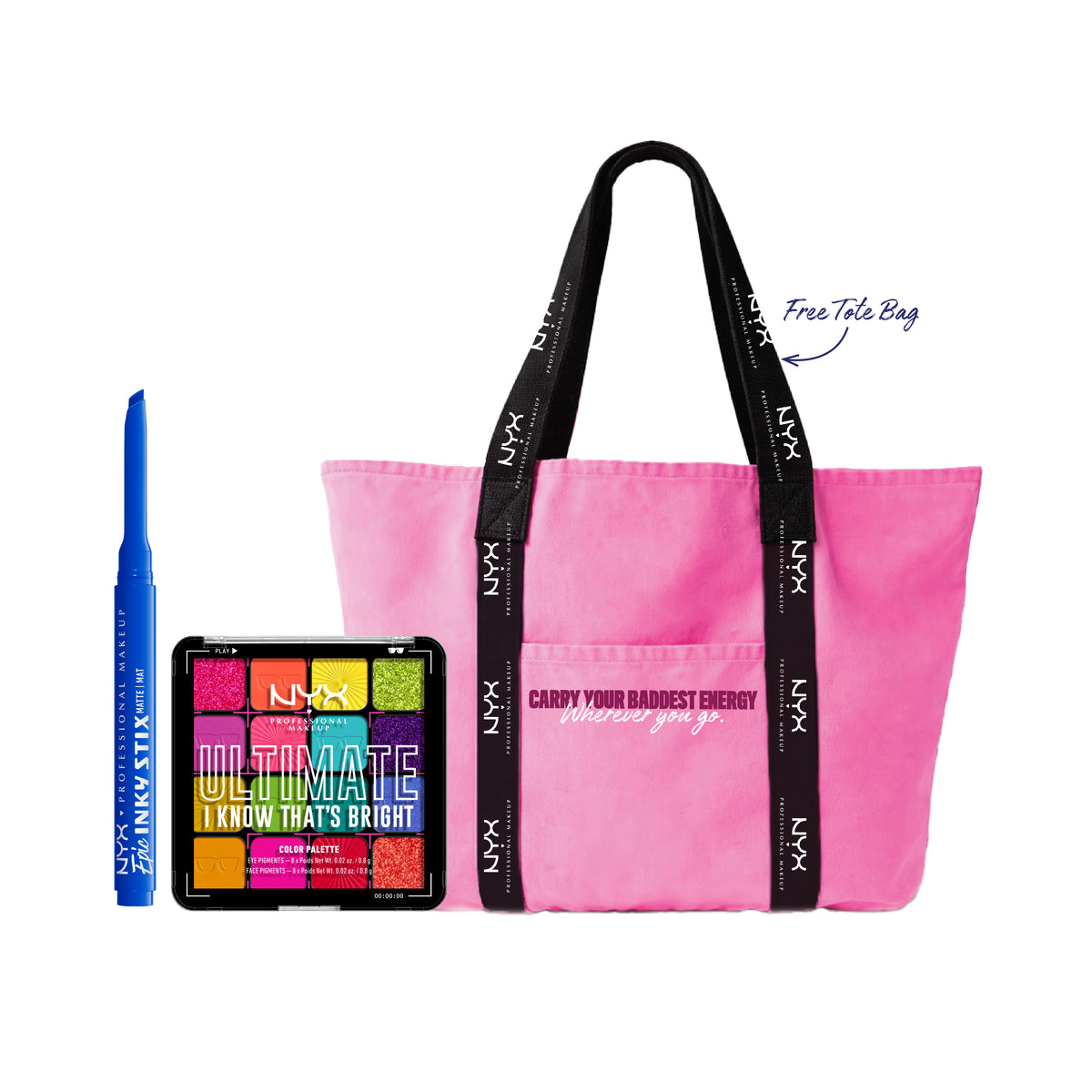 Epic Inky Stix Eyeliner + Ultimate Shadow Palette + FREE Tote Bag