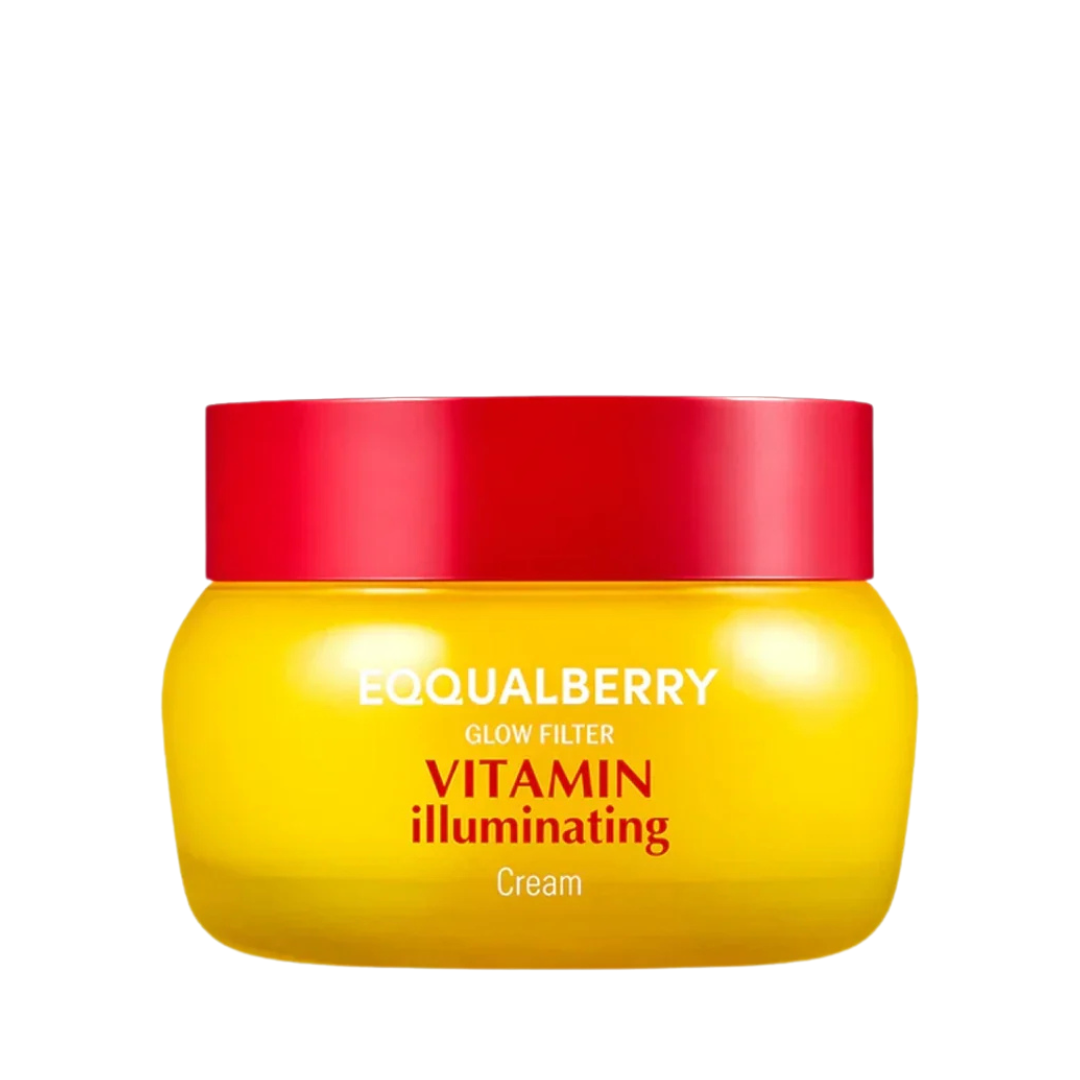 Eqqualberry Vitamin Illuminating Cream 50ml brightening gel-cream with Niacinamide and Acerola Water