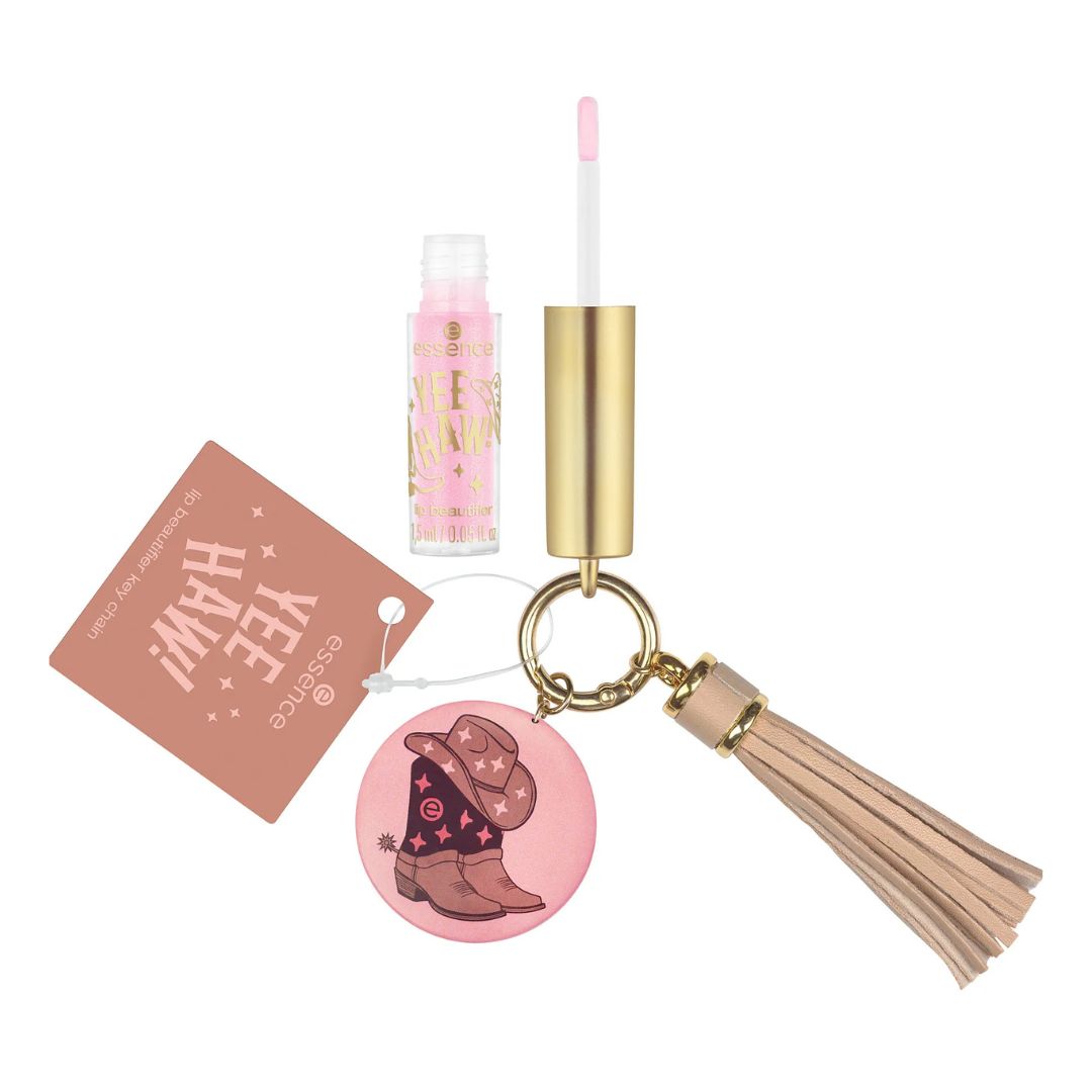 Essence YEE HAW! Lip Beautifier Key Chain 01 Boots, Hat, Go!