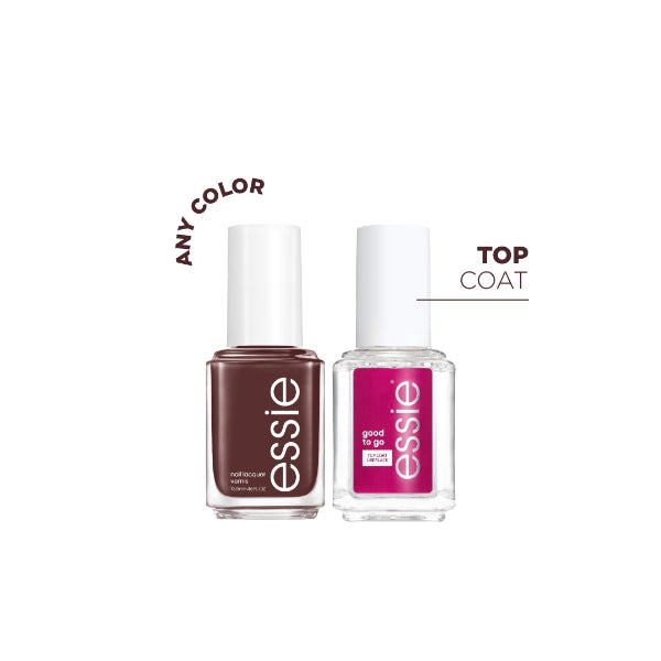 Essie Color Nail Polish + Top Coat Good to Go At 20% OFF | Loolia Closet