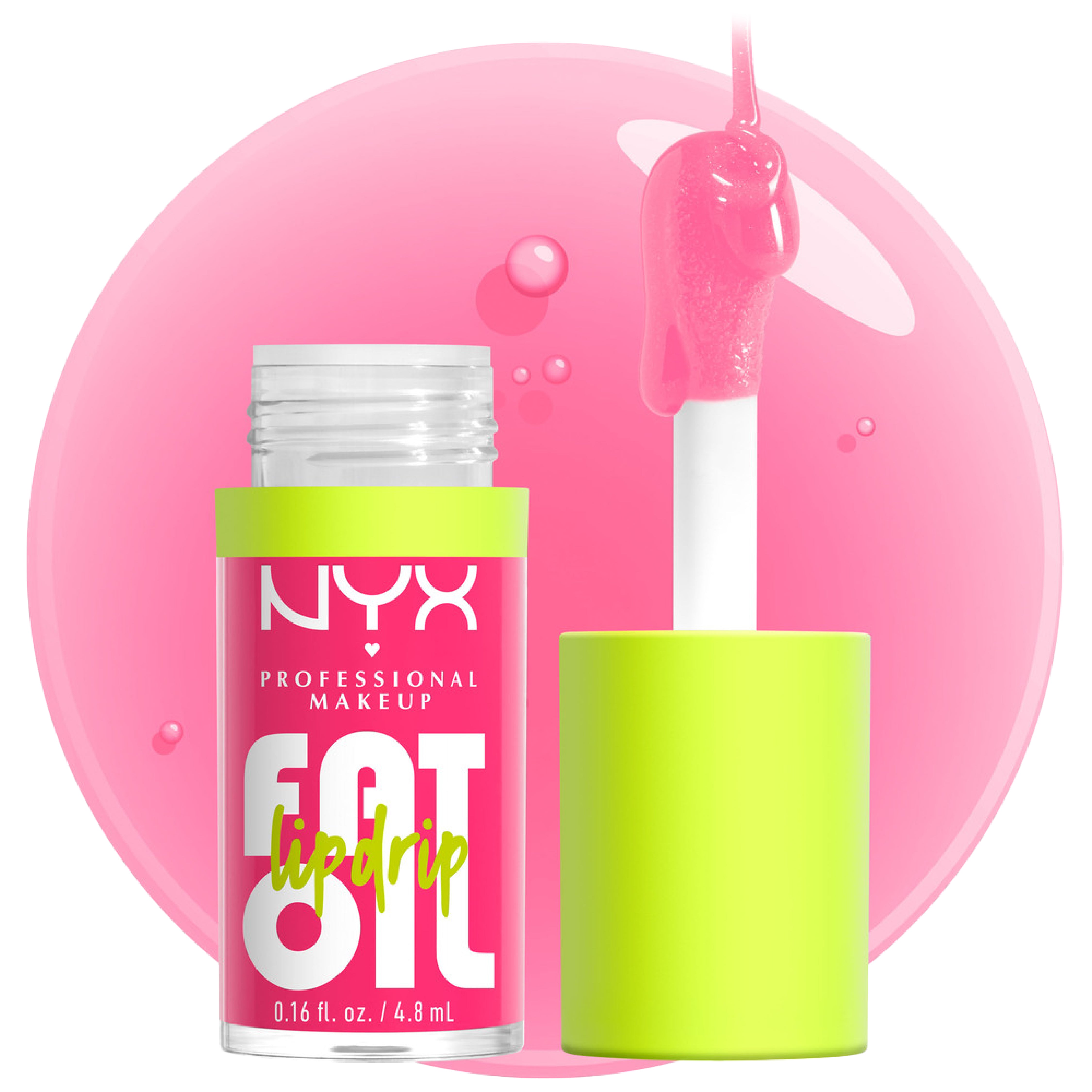 Fat Oil Lip Drip, Moisturizing, Shiny, Vegan Tinted Lip Gloss, Non-Sticky Finish, 12H Hydration